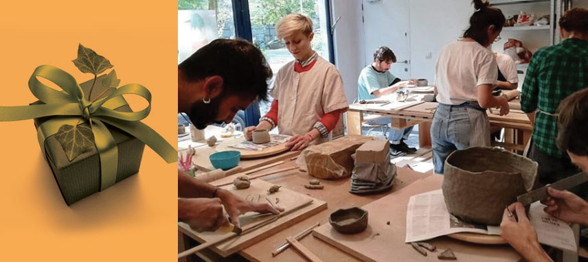 un atelier pour apprendre un savoir-faire artisanal