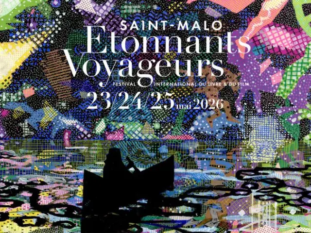 Brecht Evens dessine l'affiche d etonnants voyageurs festival du livre
