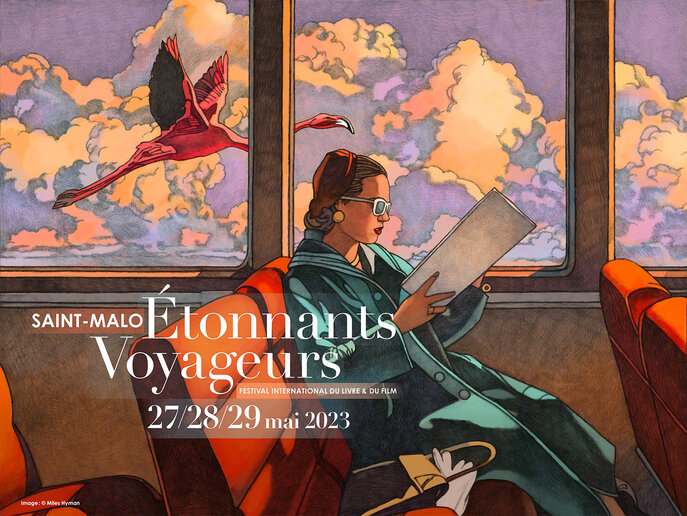 L’artiste Miles Hyman illustre la 33e édition du festival à Saint-Malo.