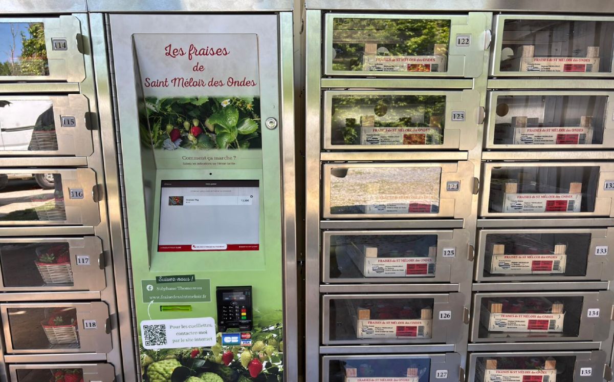 produits locaux en casier accessible tous les jours