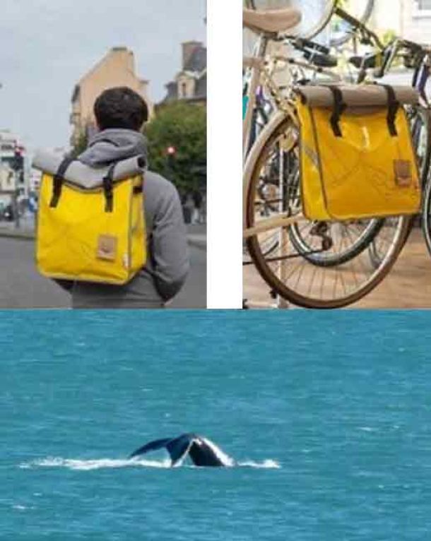 sac-a-dos transformable en sacoche vélo