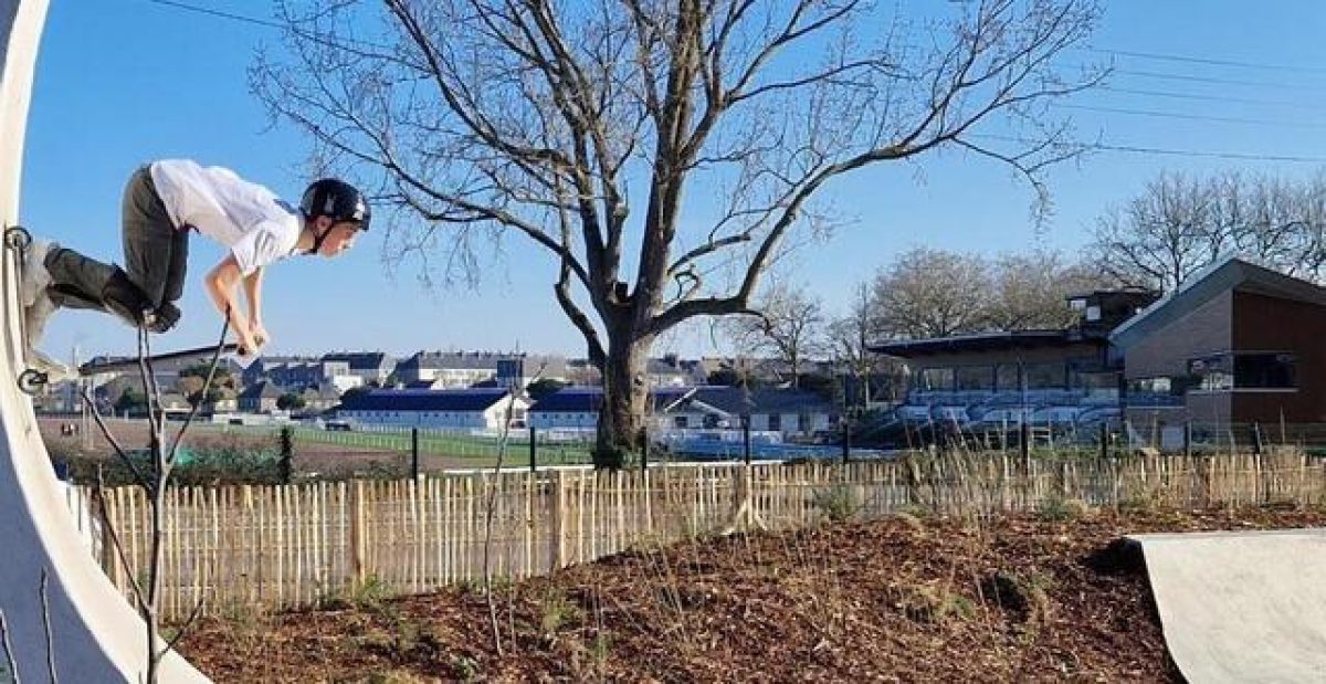 nouveau skatepark de l'avenue de Marville à Saint-Malo